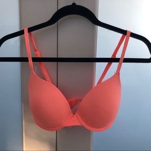 Pink (Orange) Lightly Lined Wear Everywhere T-Shirt Bra 32D
